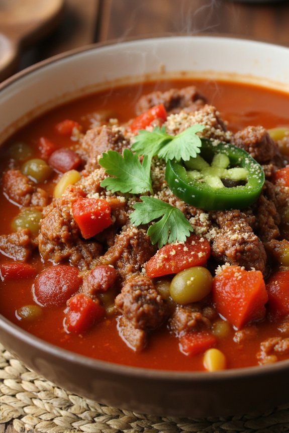 hearty beef chili recipe