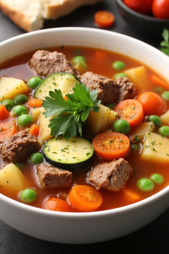 hearty beef vegetable soup