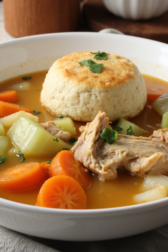 hearty chicken and dumplings