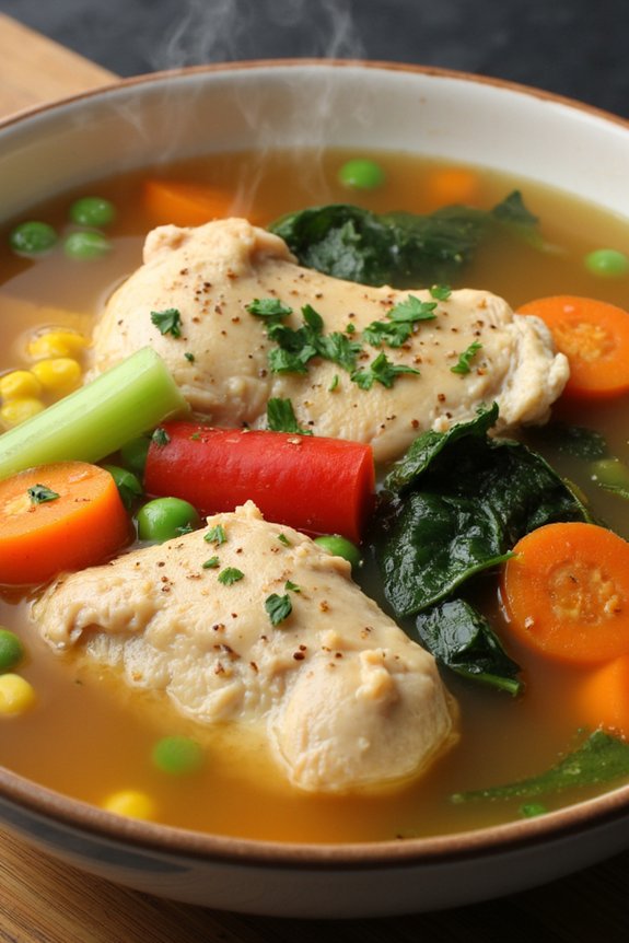 hearty chicken vegetable soup