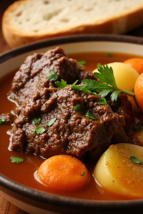 hearty comforting beef stew