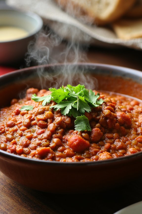 hearty ethiopian lentil stew