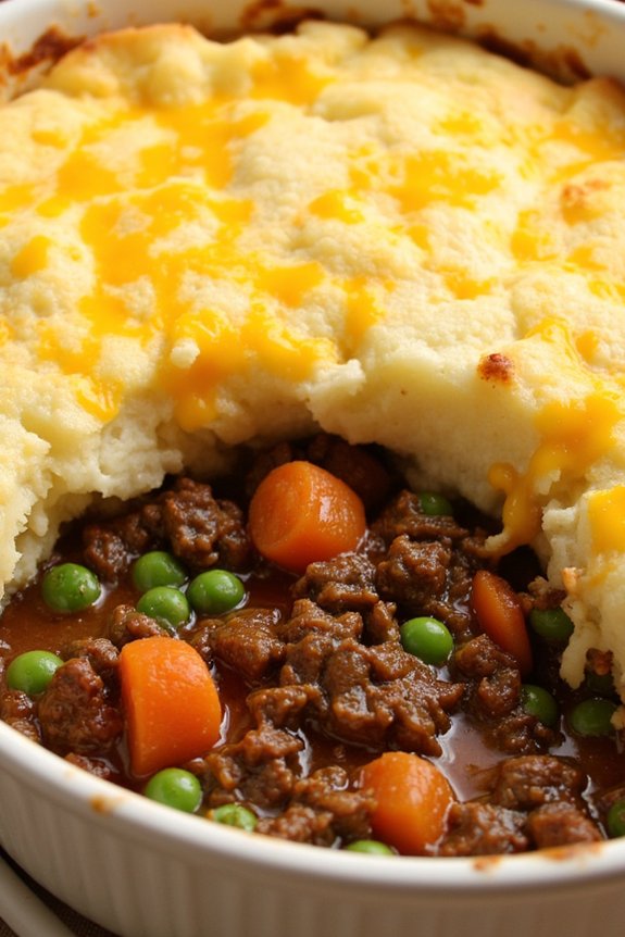 hearty ground beef pie