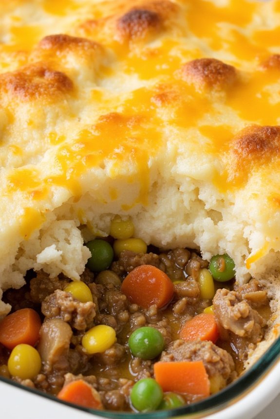 hearty ground turkey pie
