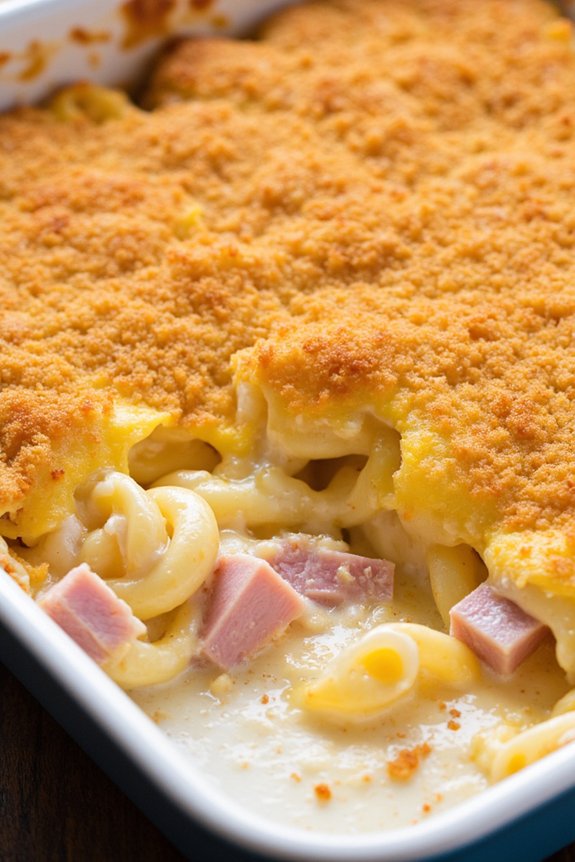 hearty ham and cheese casserole