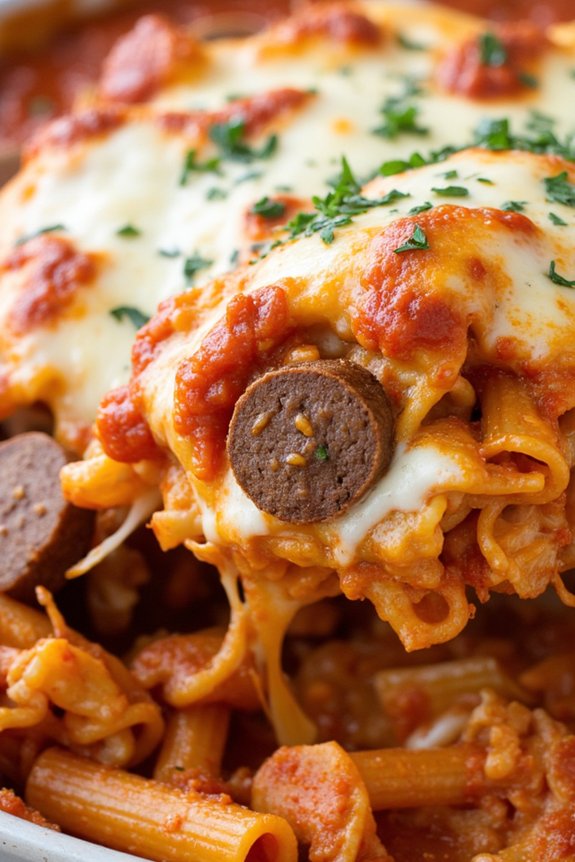 hearty italian baked pasta