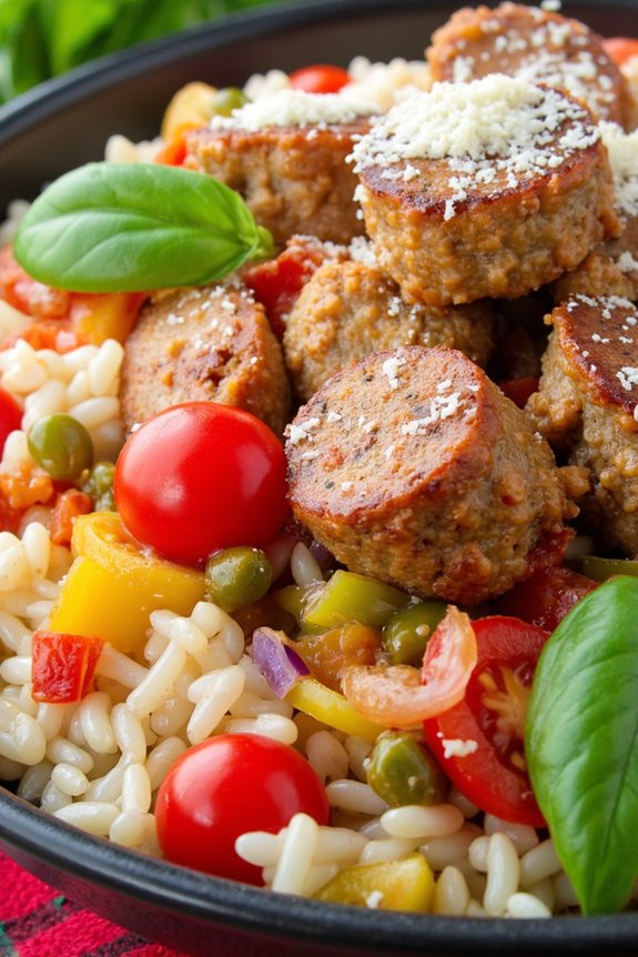 hearty italian sausage bowl