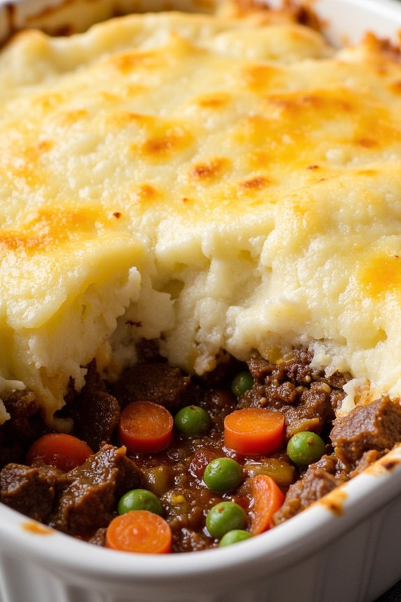 hearty leftover beef pie
