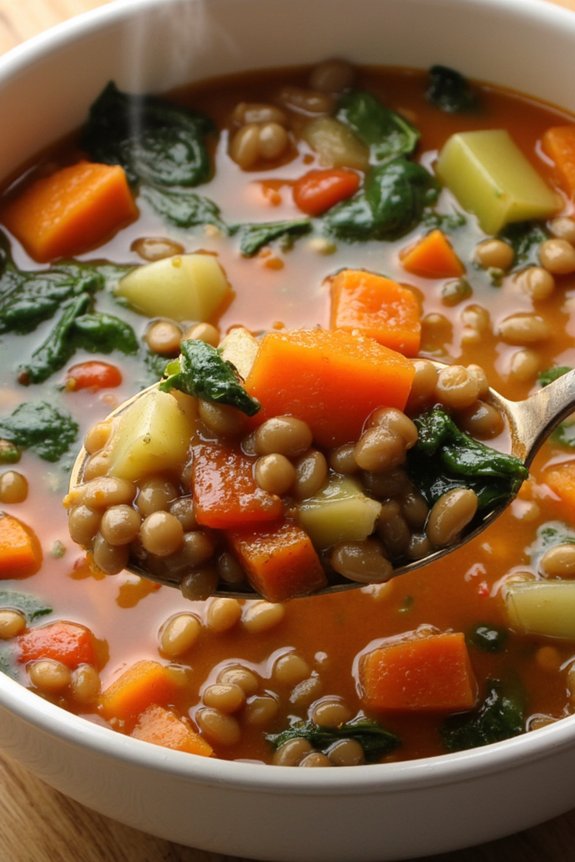 hearty lentil vegetable soup