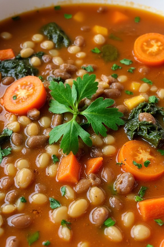 hearty lentil vegetable soup