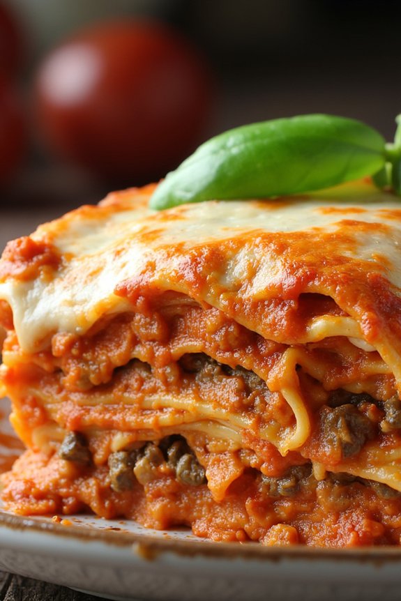 hearty meat lasagna recipe