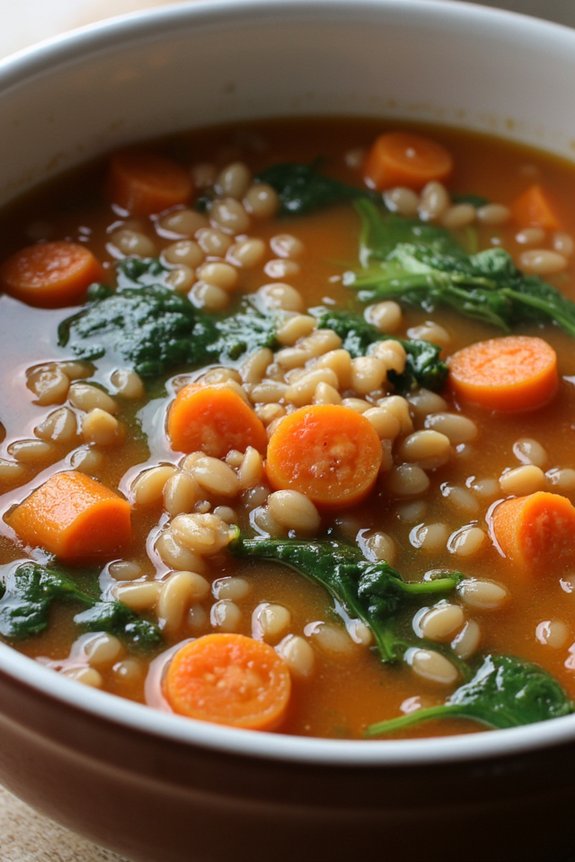 hearty nutritious lentil soup