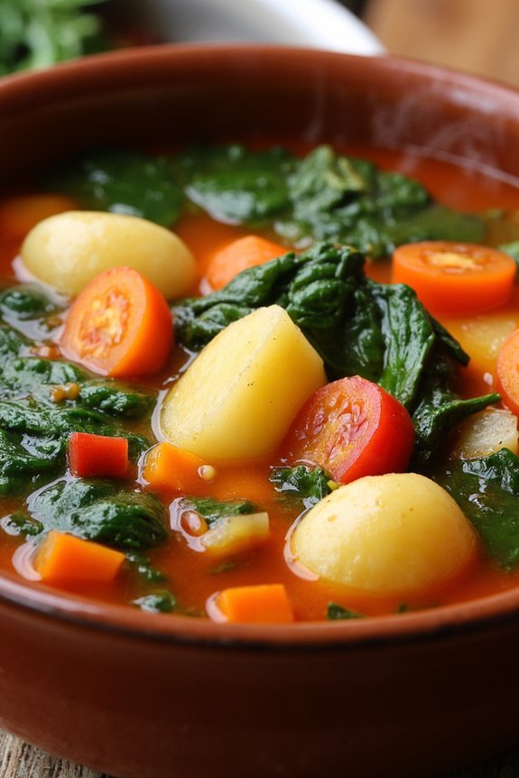 hearty nutritious vegetable soup