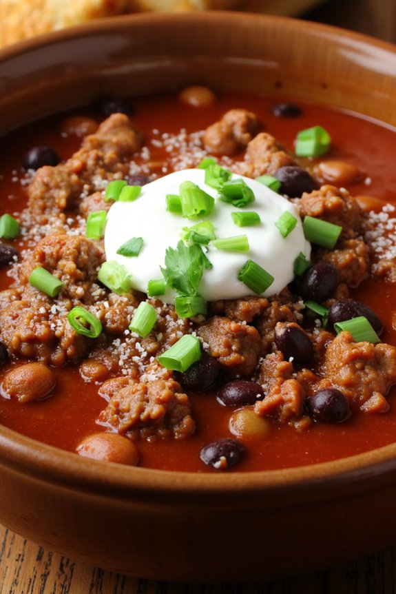 hearty one pot chili recipe