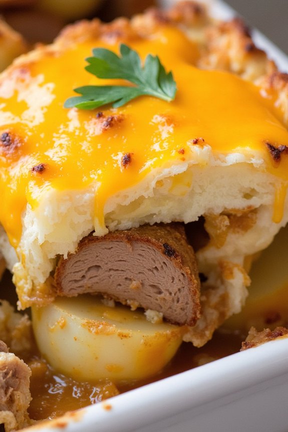 hearty pork potato casserole