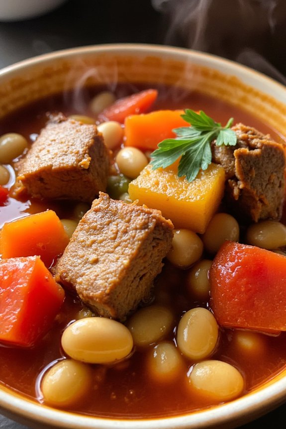 hearty smoky pork stew