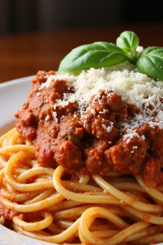 hearty spaghetti meat sauce