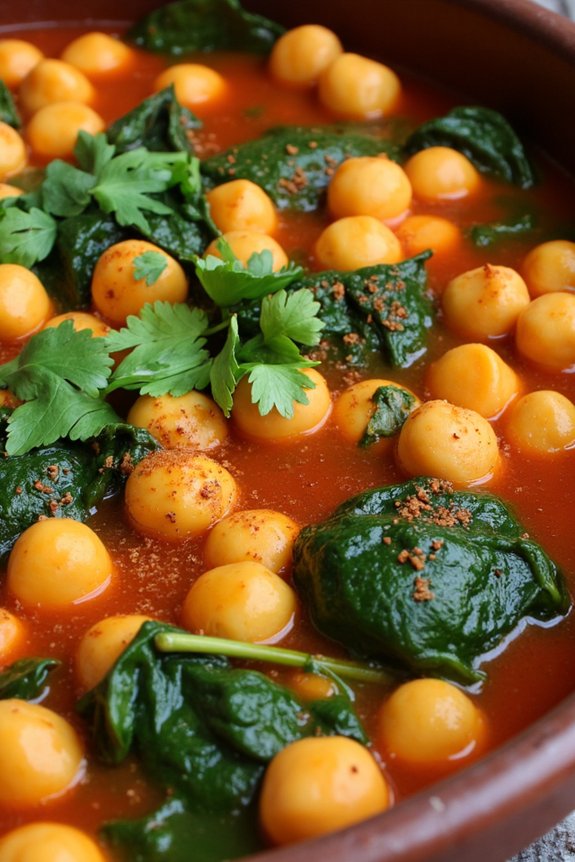 hearty spicy chickpea stew