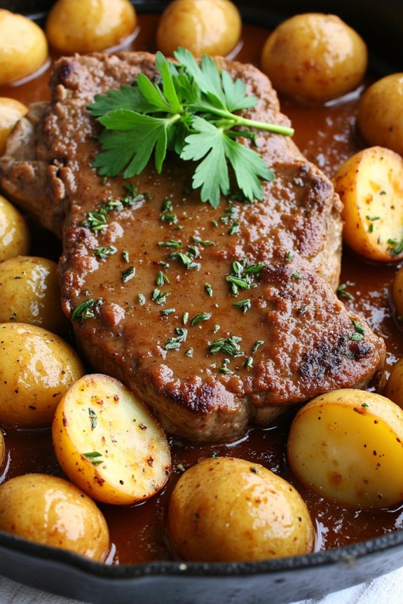 hearty steak and potatoes skillet