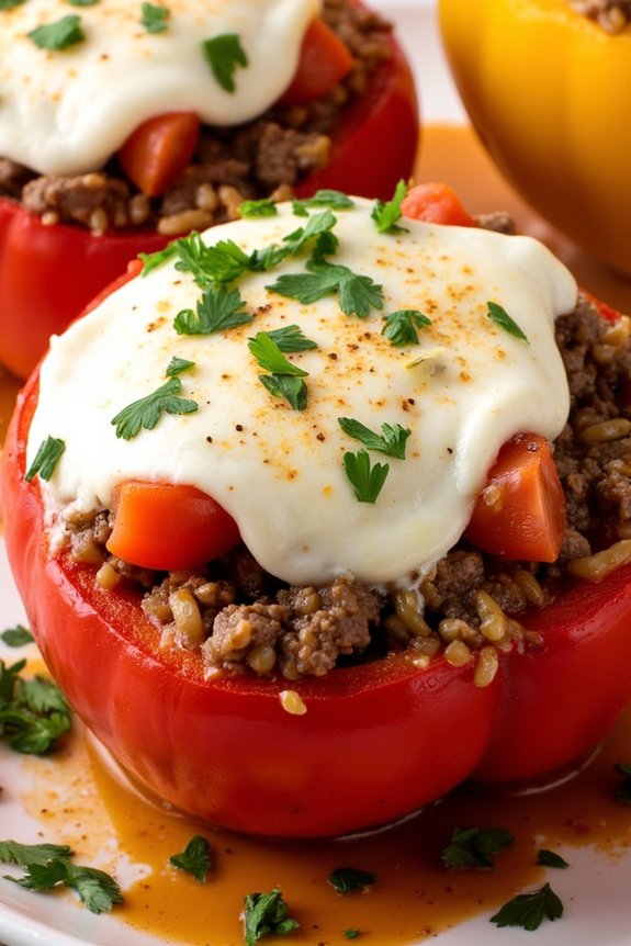 hearty stuffed bell peppers