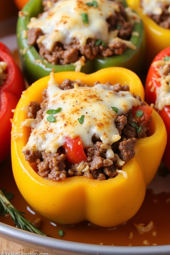 hearty stuffed bell peppers