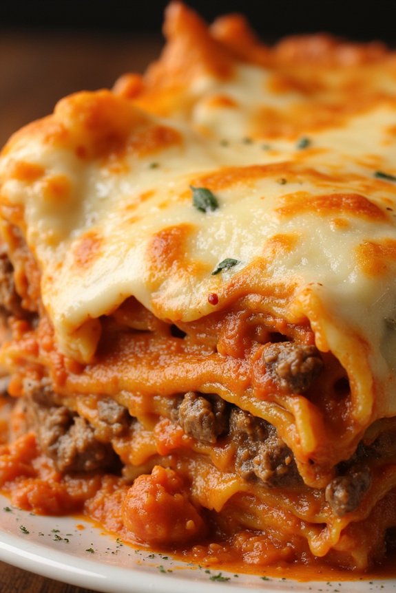 hearty traditional beef lasagna
