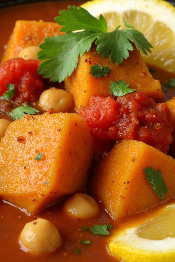 hearty vegan moroccan stew