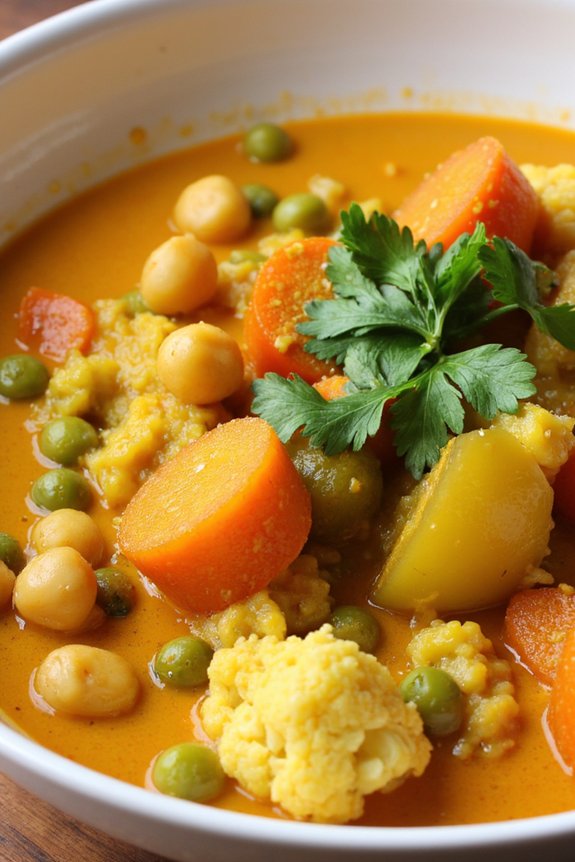 hearty vegetable chickpea curry