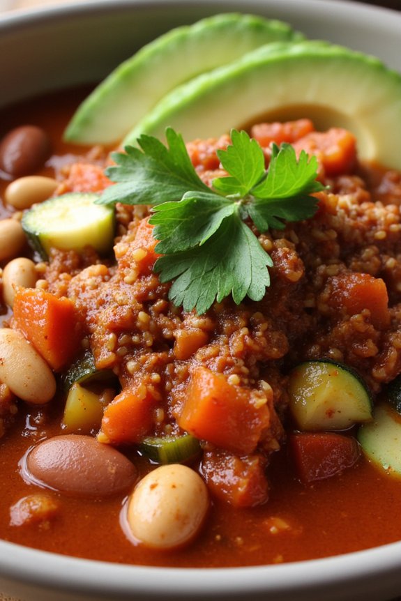 hearty vegetarian chili recipe