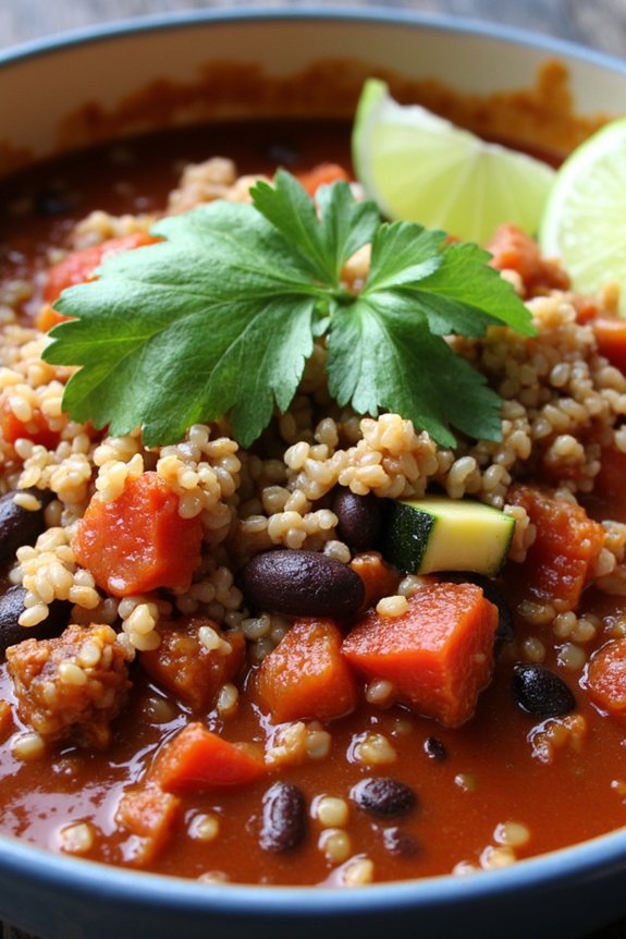 hearty vegetarian chili recipe