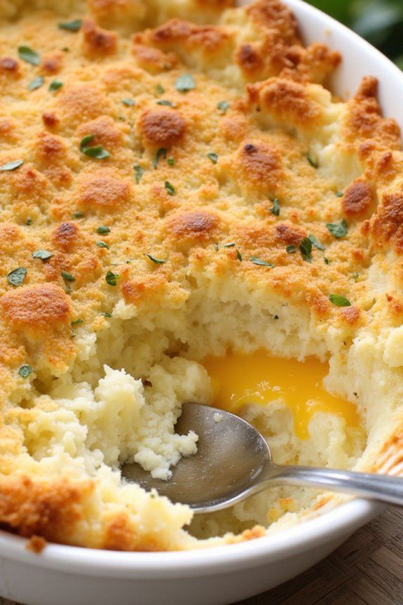 herb crusted mashed potato pie