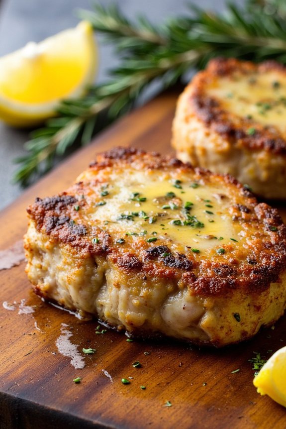 herb crusted pork chops recipe