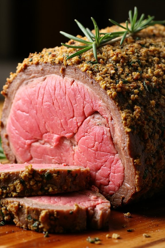 herb crusted prime rib roast