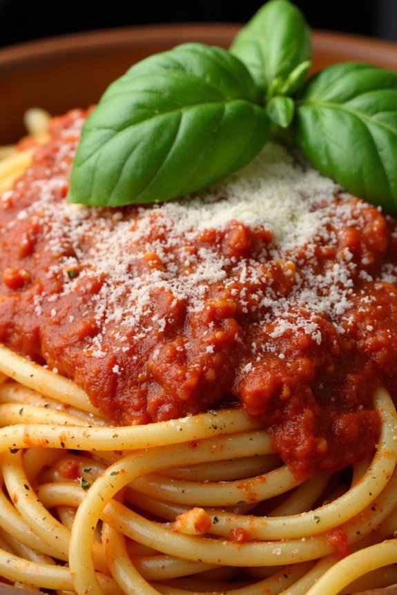 homemade marinara spaghetti recipe