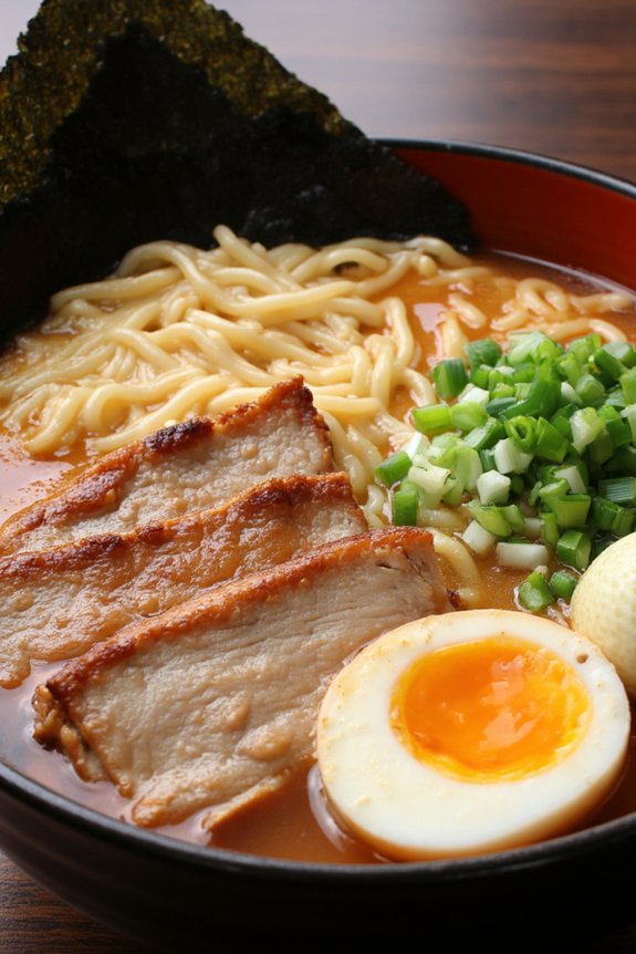 homemade rich pork ramen
