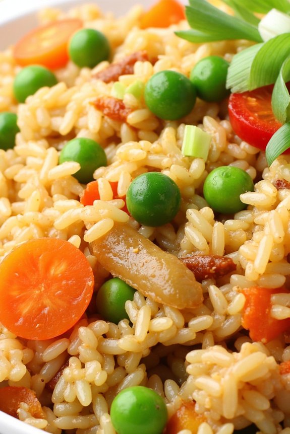 homemade vegetable fried rice