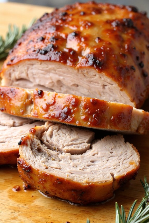 honey garlic glazed pork