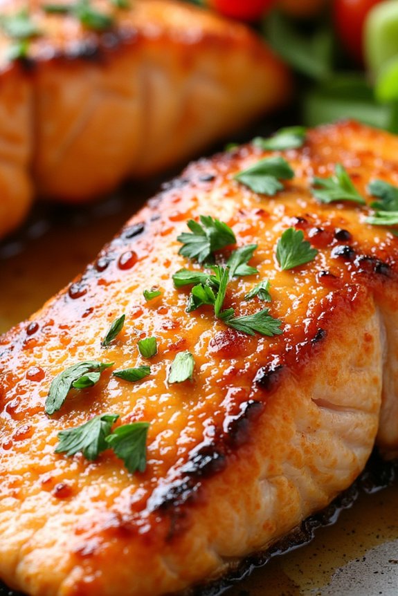 honey garlic salmon recipe