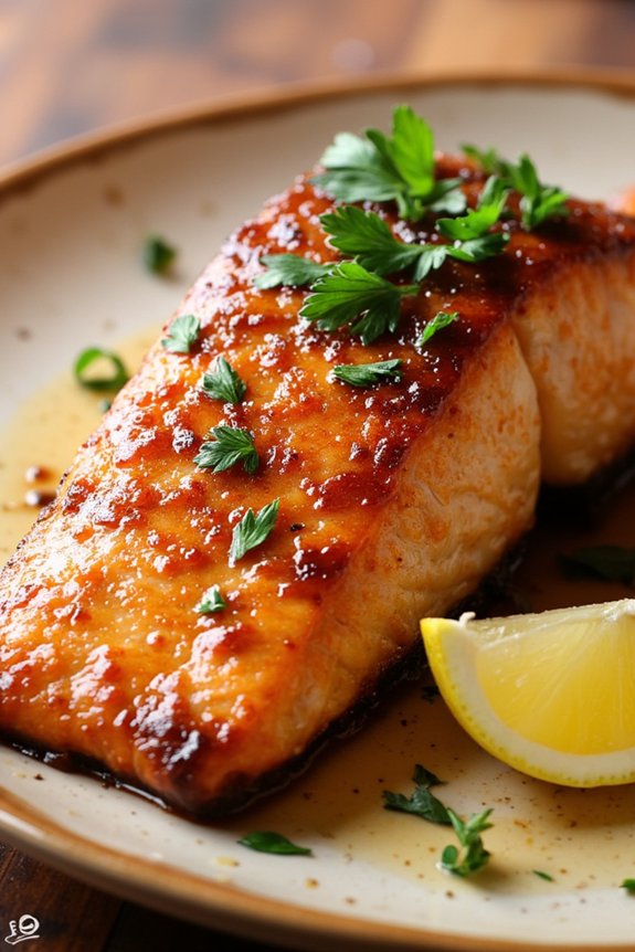 honey garlic salmon recipe