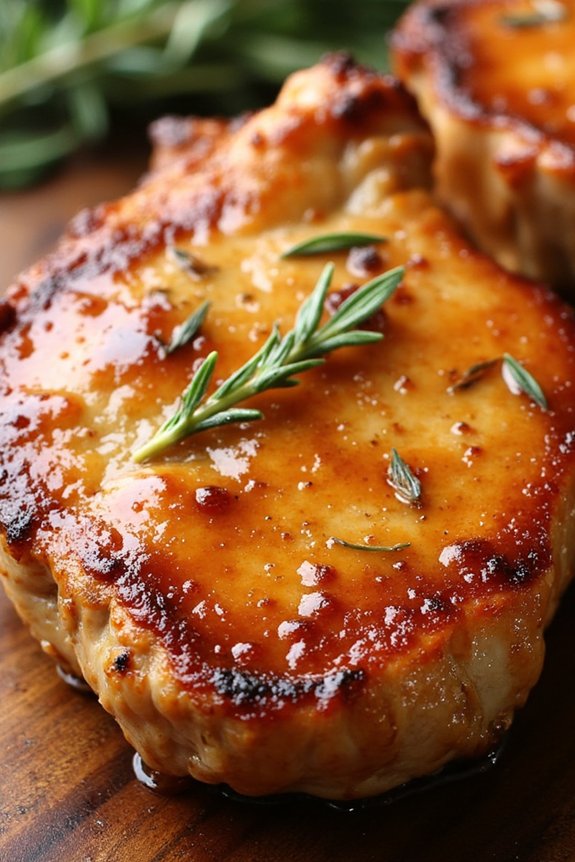honey glazed pork chop recipe