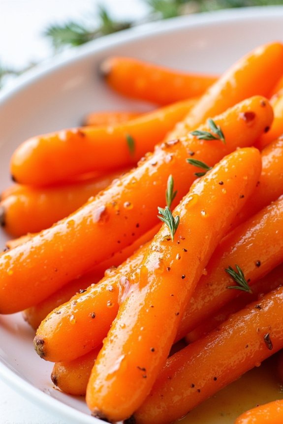 honey glazed roasted carrots recipe