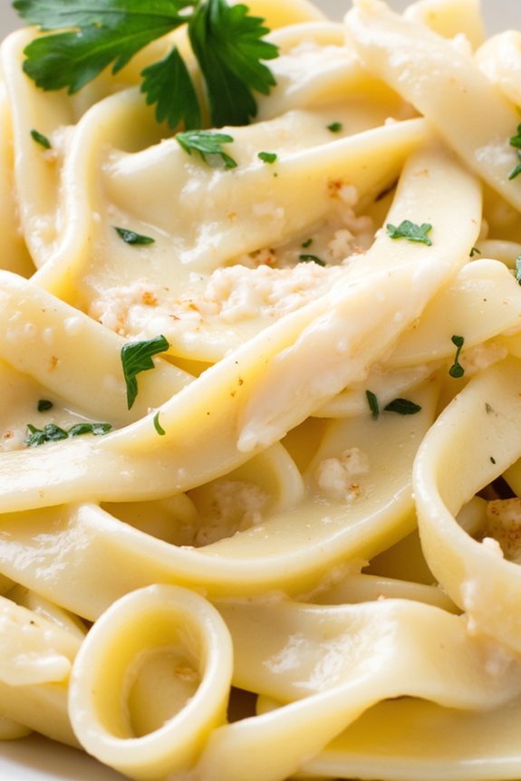 indulgent creamy pasta dish