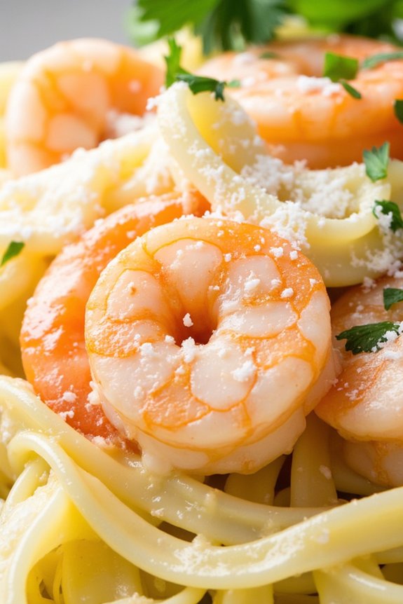 keto shrimp alfredo zoodles recipe
