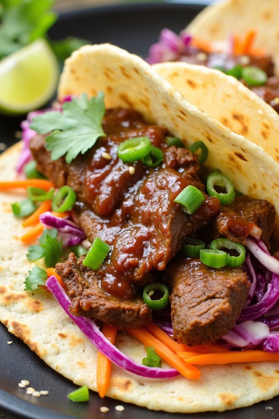 korean bbq taco fusion