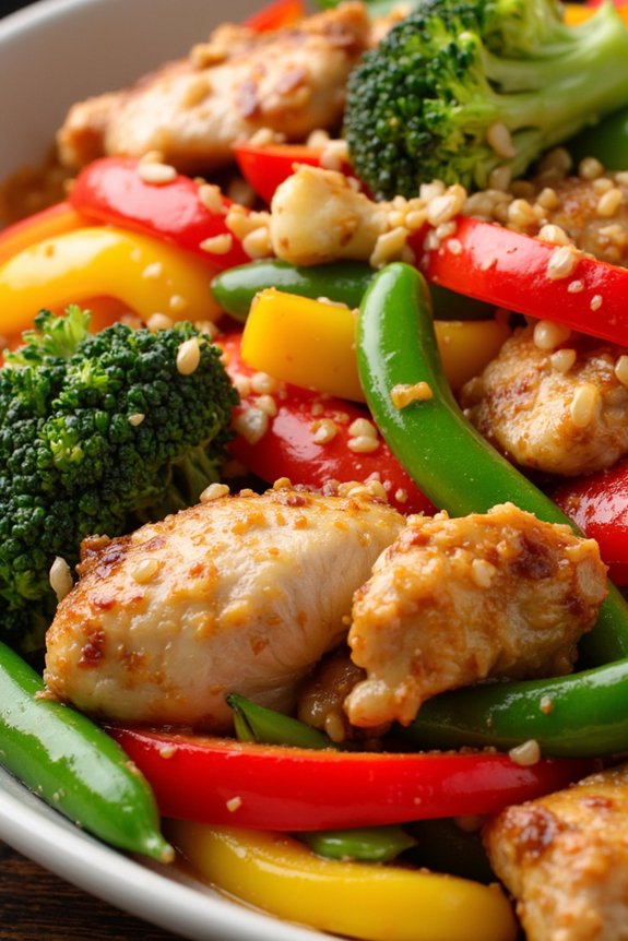 leftover chicken stir fry