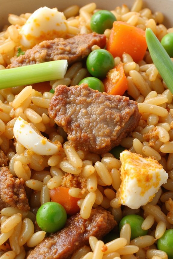 leftover pork fried rice