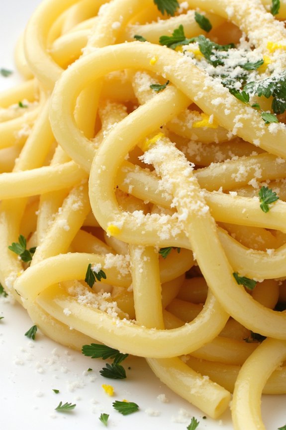 lemon garlic pasta delight