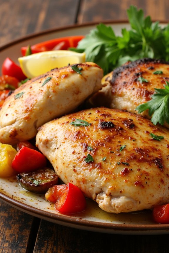 lemon herb chicken dinner