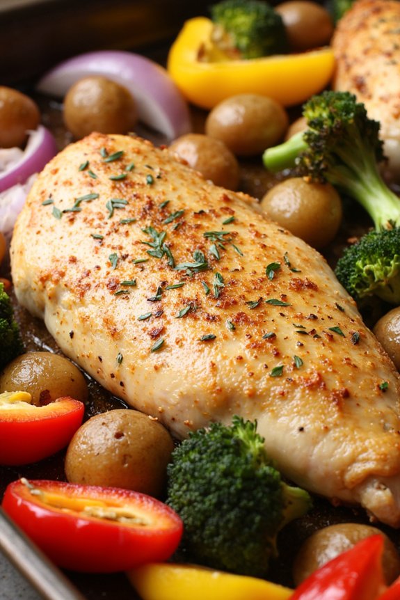lemon herb chicken vegetables
