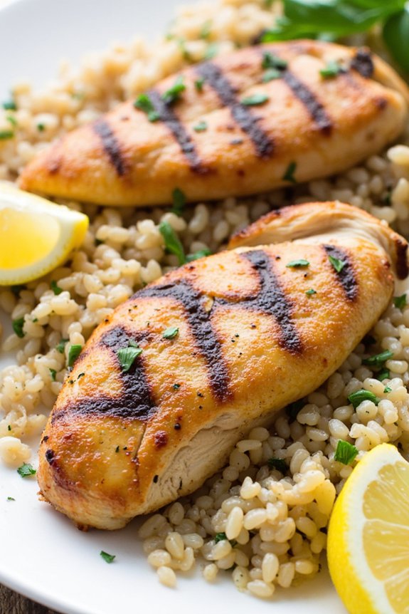 lemon herb grilled chicken